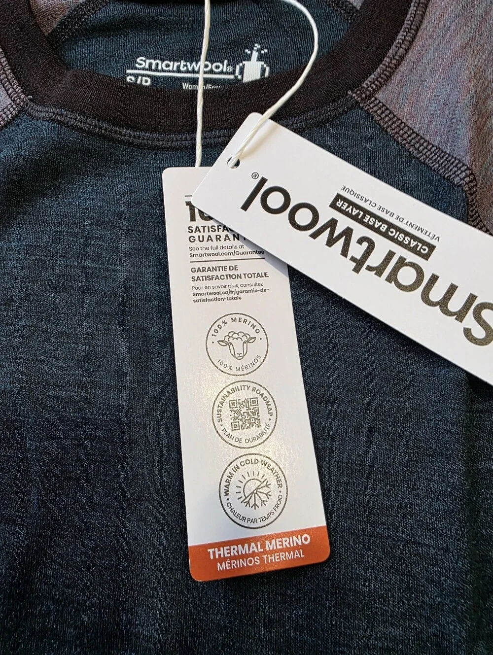 Smartwool Thermal Merino Baselayer NWT